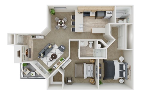 a floor plan of a 1 bedroom apartment at the historic electric building in fort worth, tx